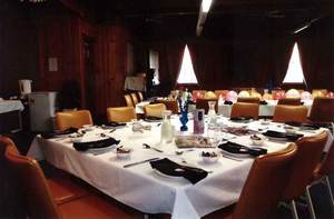 Function room event arrangement at Poet's Recall
