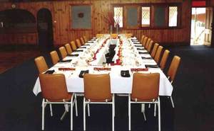 Function room meeting layout at Poet's Recall